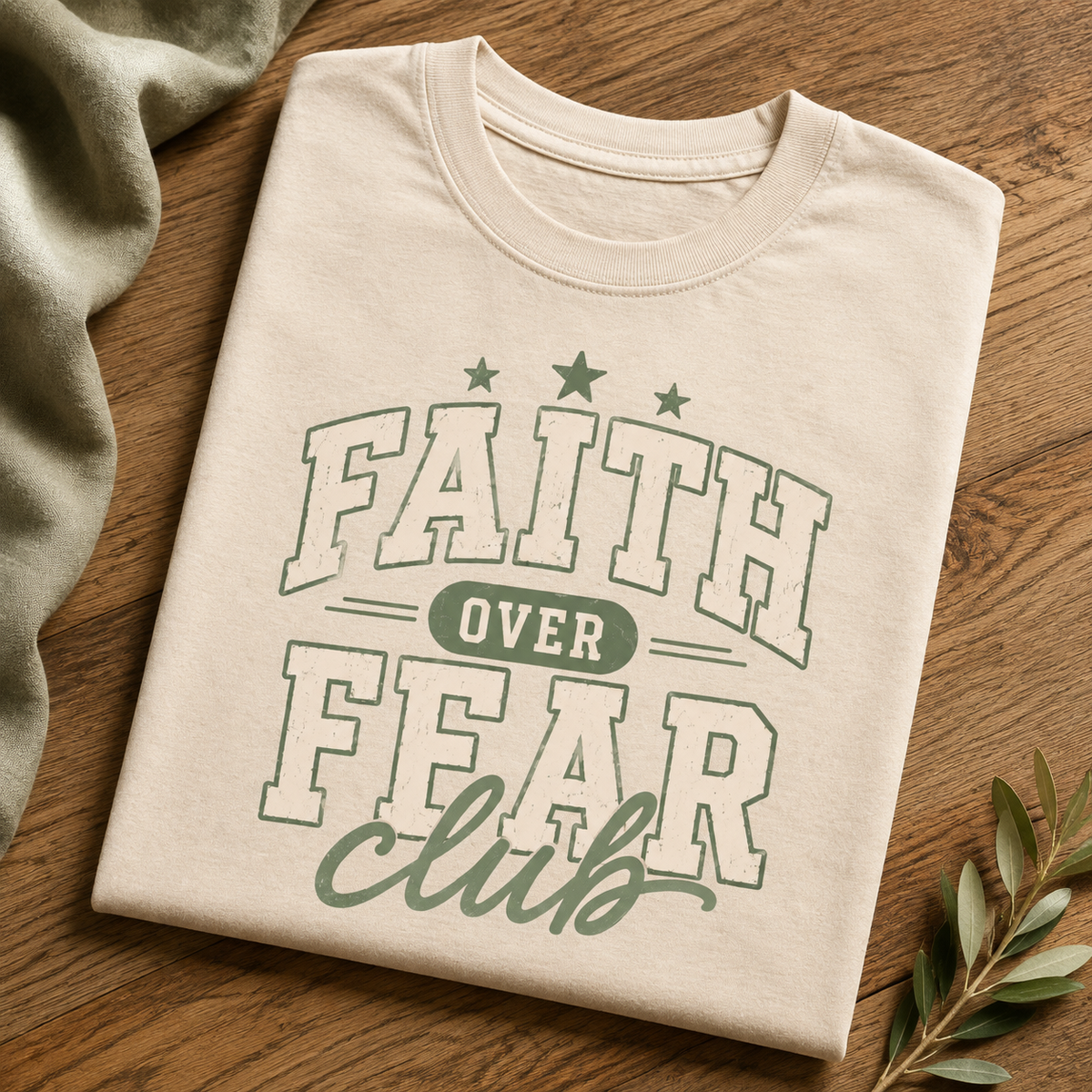 Faith Over Fear Club Comfort Tee
