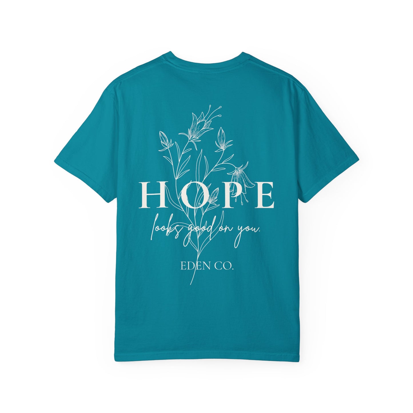 Hope Floral Tee- Hope looks good on you.