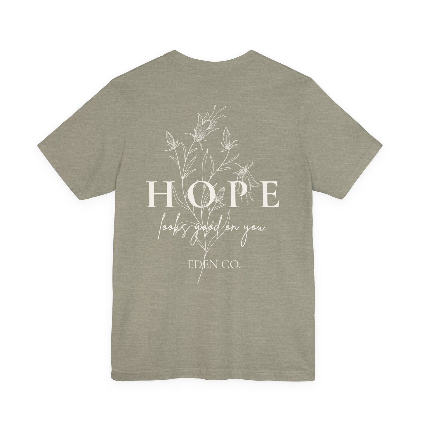 Hope Floral Tee — Hope looks good on you