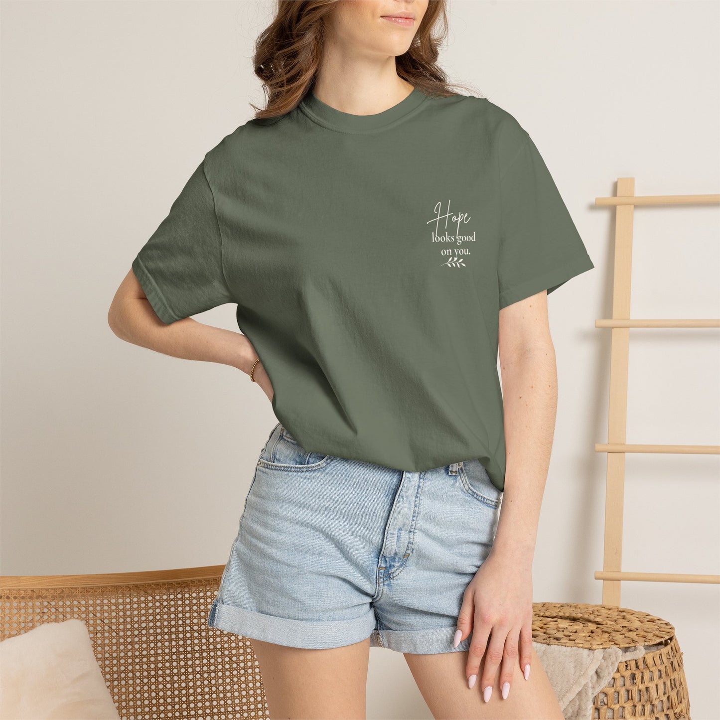 Hope Floral Tee- Hope looks good on you.