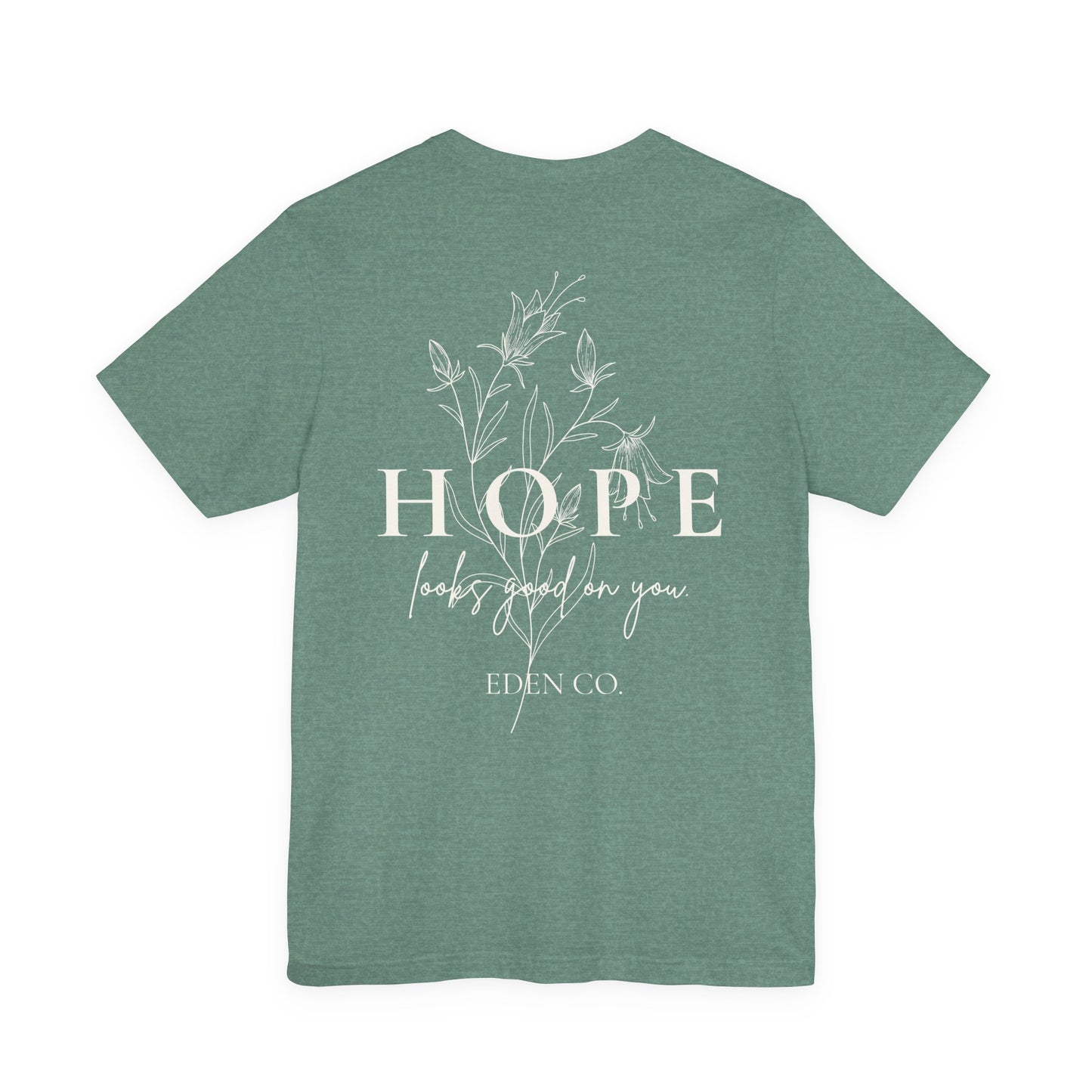 Hope Floral Tee — Hope looks good on you