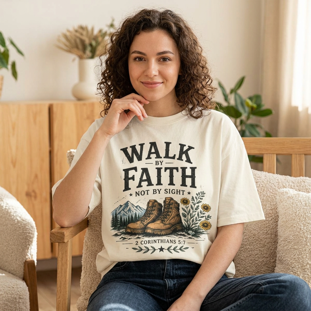 Walk by Faith Women’s Tee -  2 Corinthians 5:7