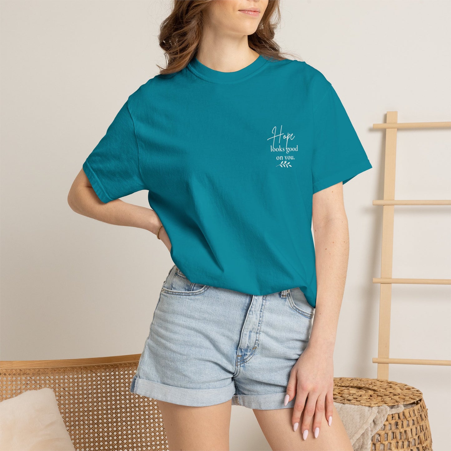 Hope Floral Tee- Hope looks good on you.