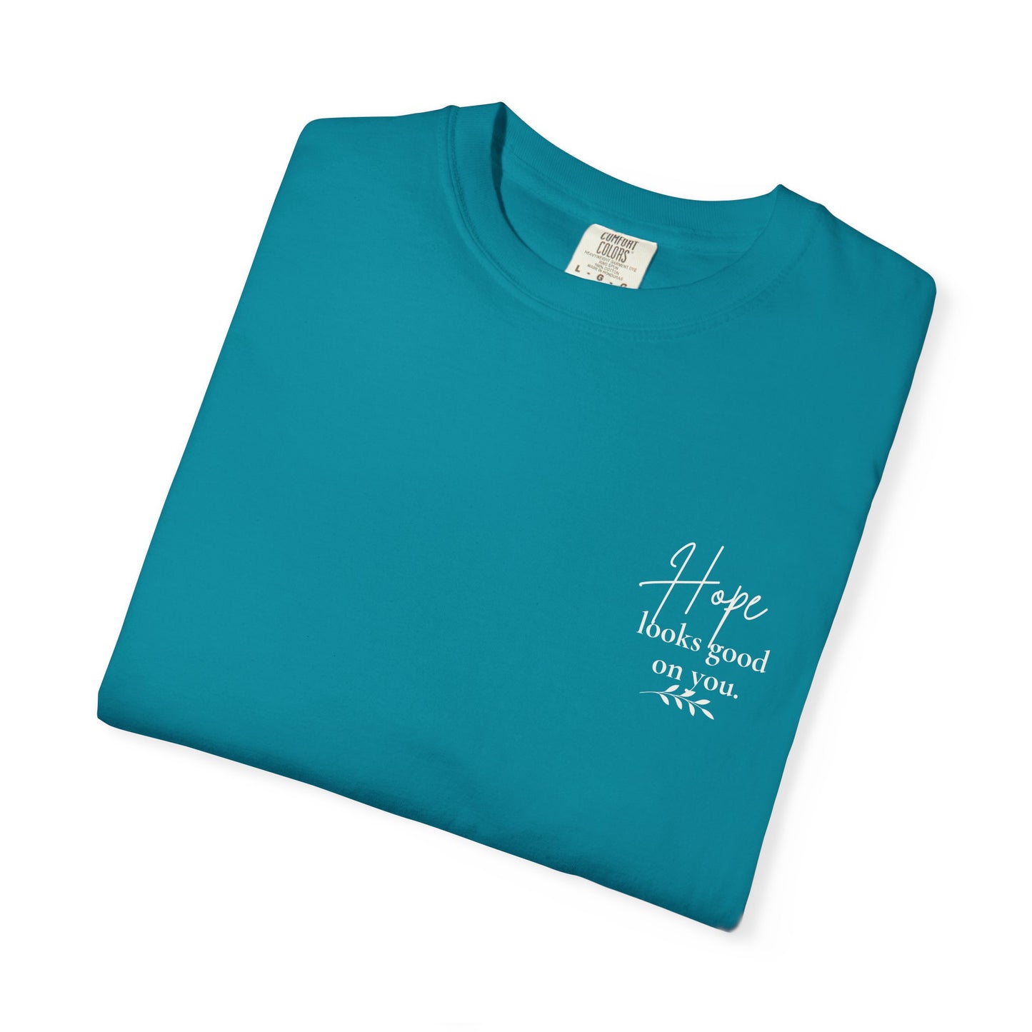 Hope Floral Tee- Hope looks good on you.