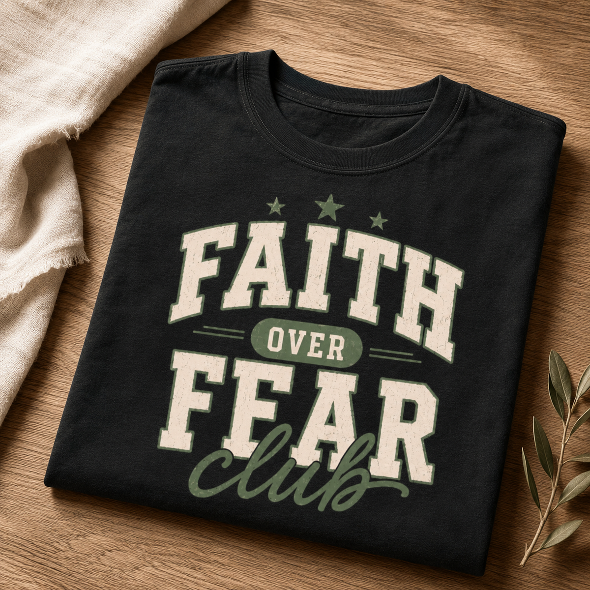 Faith Over Fear Club Comfort Tee