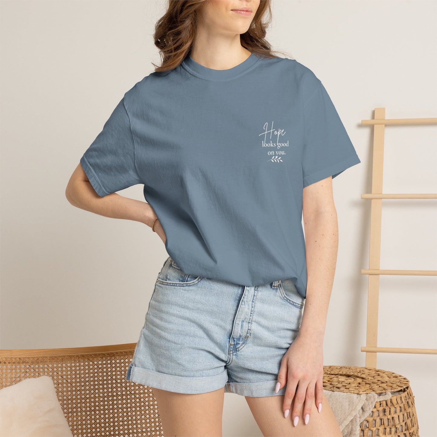 Hope Floral Tee- Hope looks good on you.