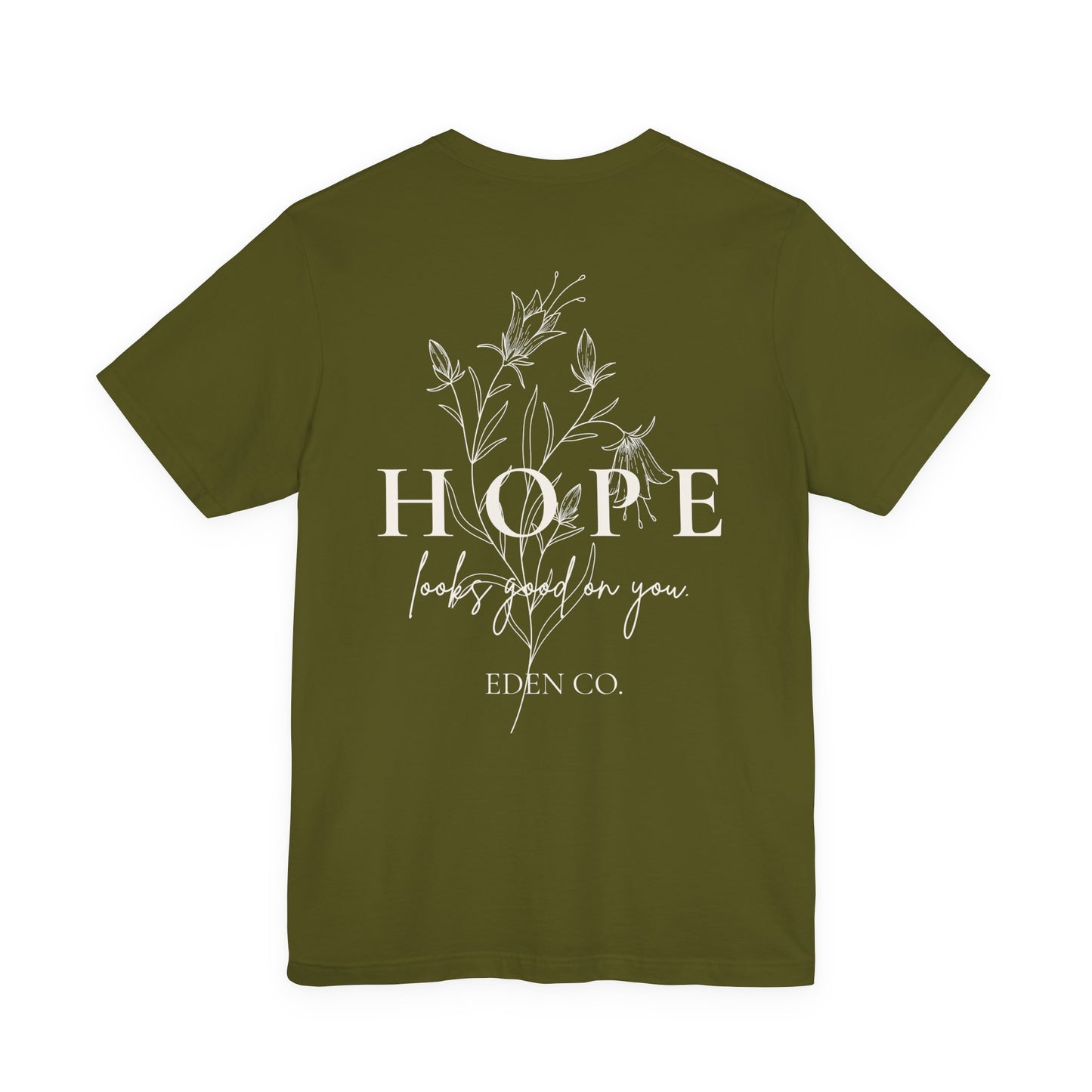 Hope Floral Tee — Hope looks good on you