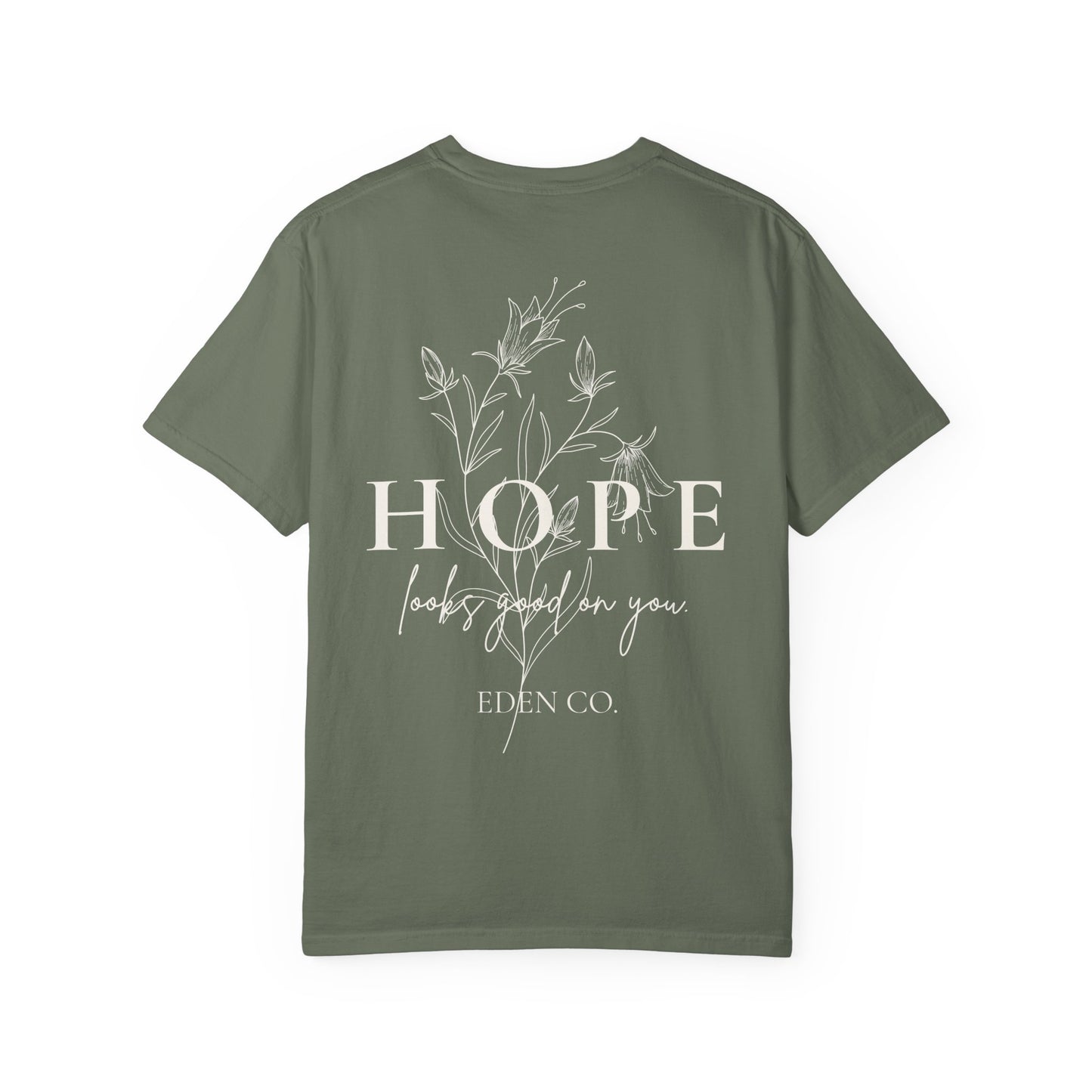 Hope Floral Tee- Hope looks good on you.