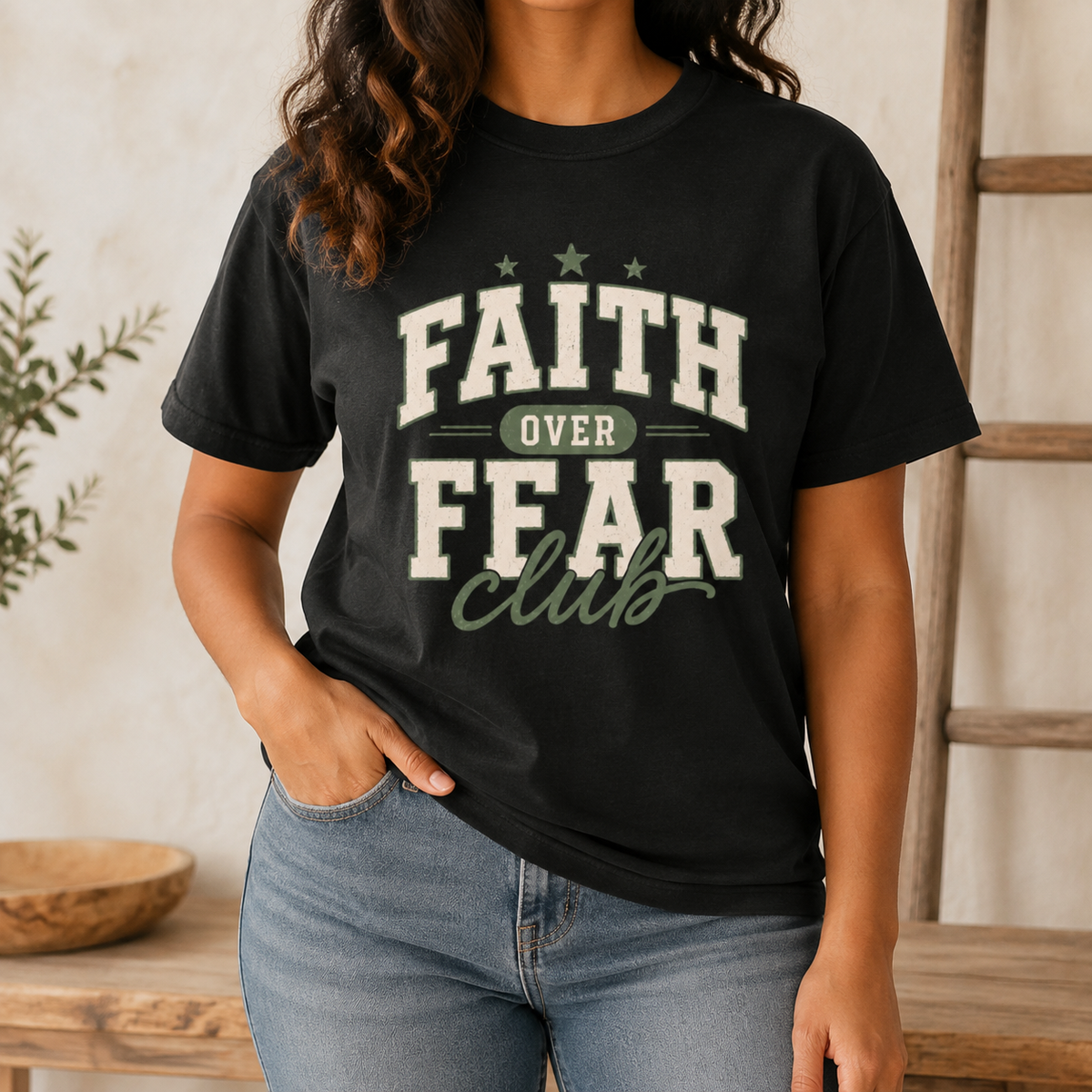 Faith Over Fear Club Comfort Tee